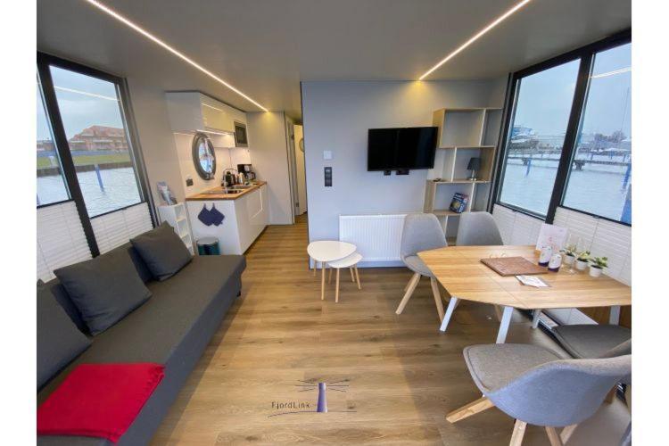 Hausboot Fjord Vela Mit Biosauna In Barth Exterior photo